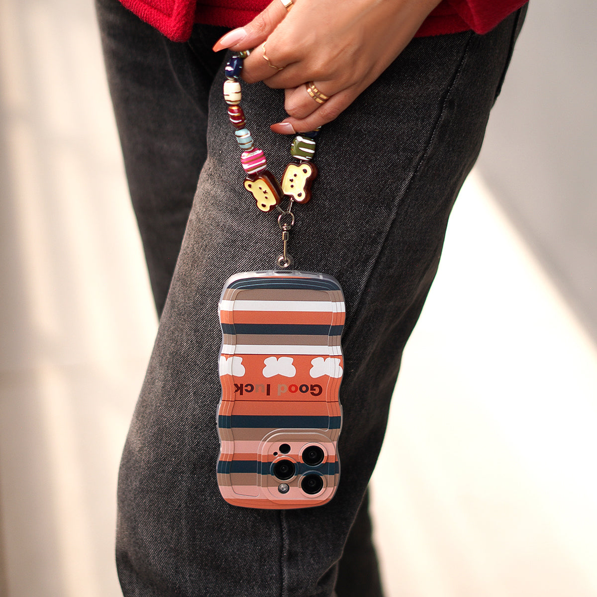 Cute Striped Pattern Case - iPhone