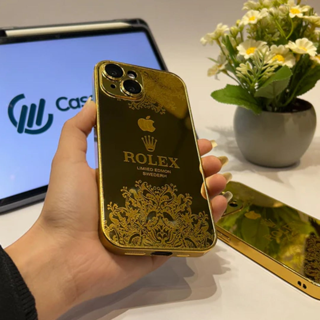 Luxe Camera Protective Gold Plated Case - iPhone