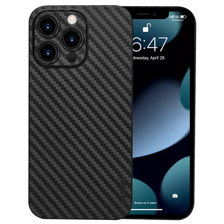 iPhone 14 Series - Ultra Thin Carbon Fiber Texture Case