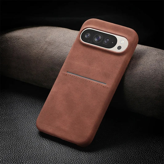 Wallet Pocket Leather Case - Brown
