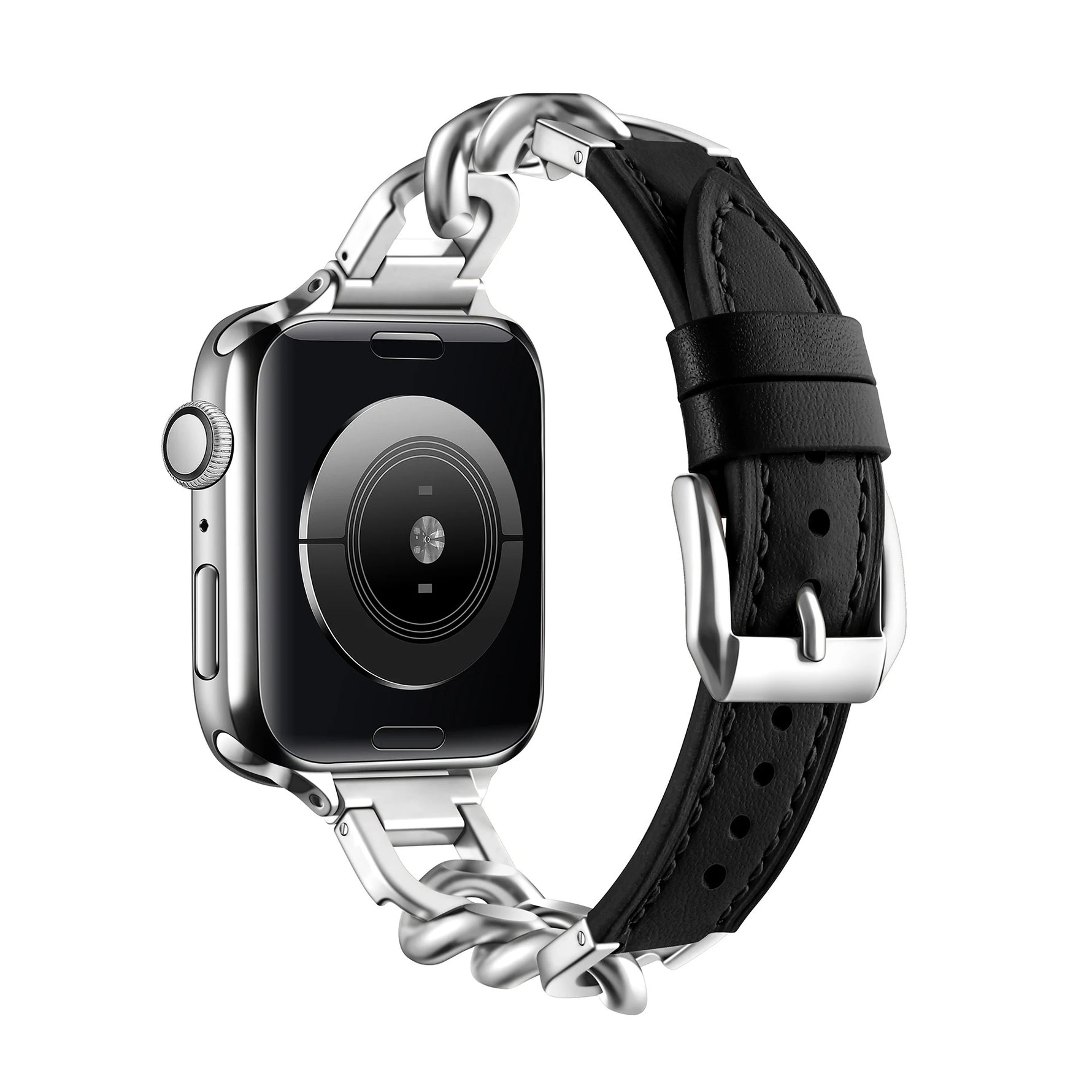 Metal Leather Strap For Apple Watch