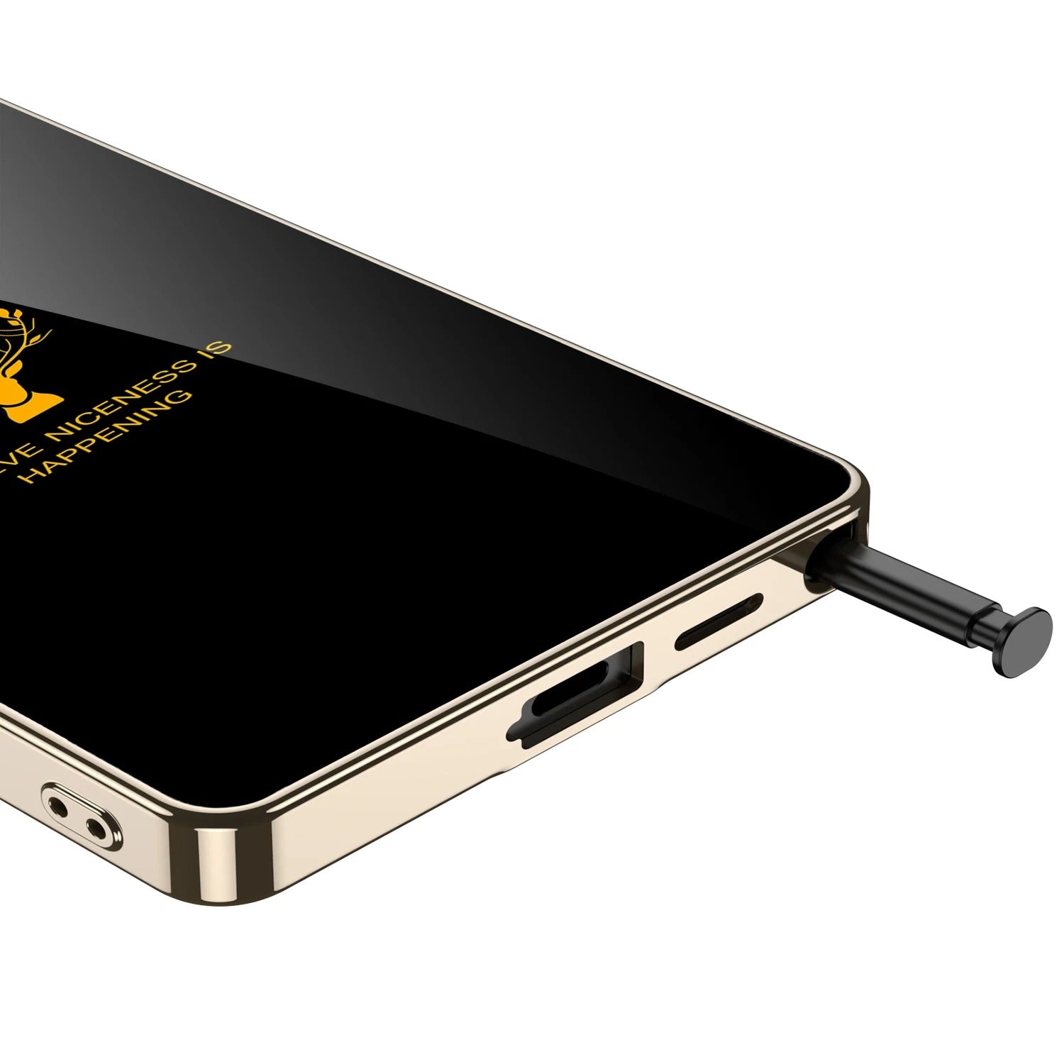 Inspirational Deer Protective Case-Black