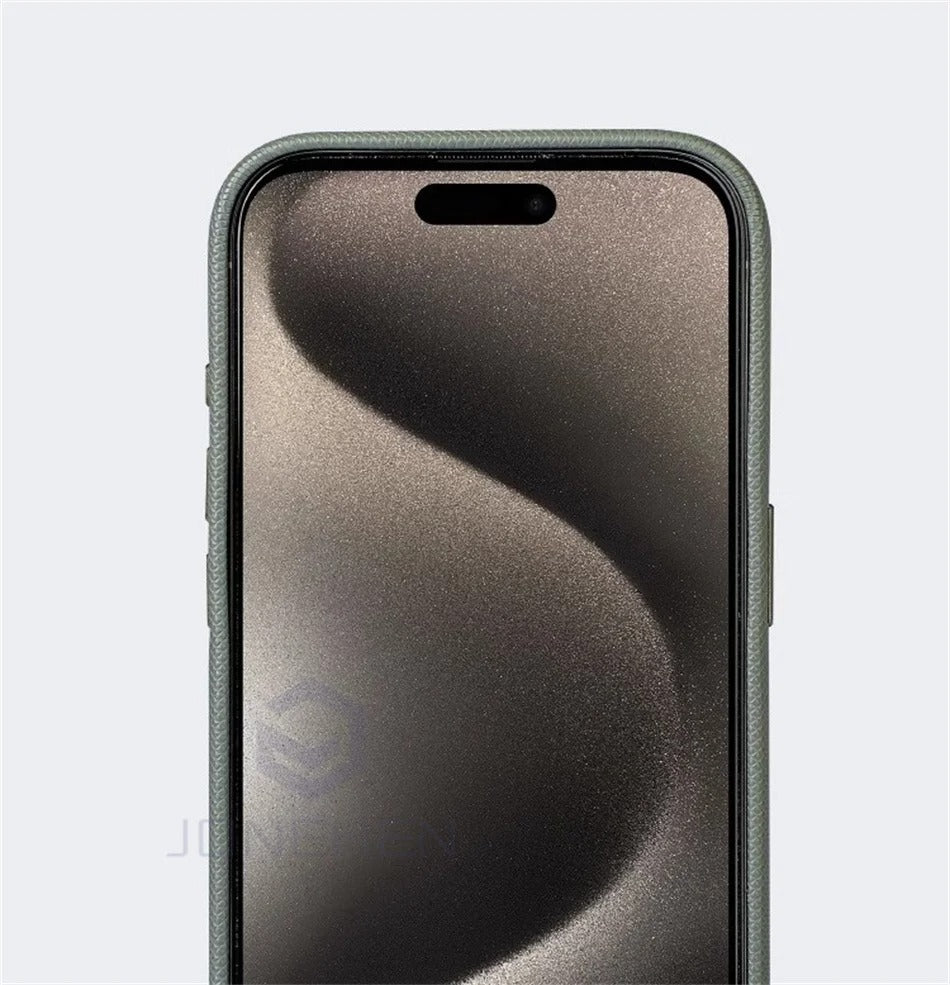 Diamond Texture Leather Case - iPhone