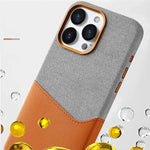 iPhone - Premium Duplex Jeansy Leather Case