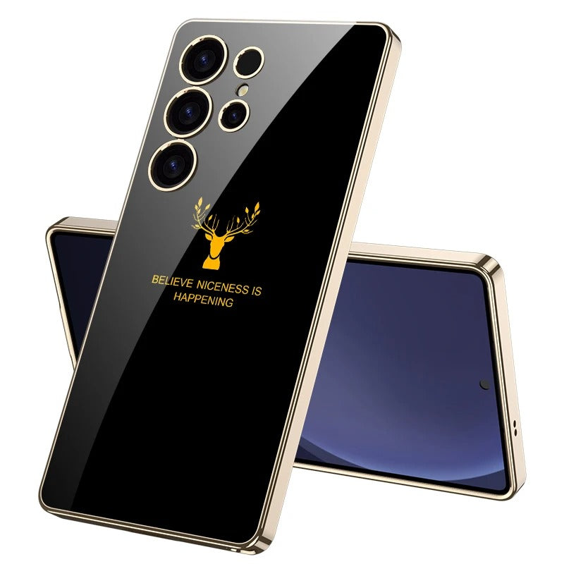 Inspirational Deer Protective Case-Black