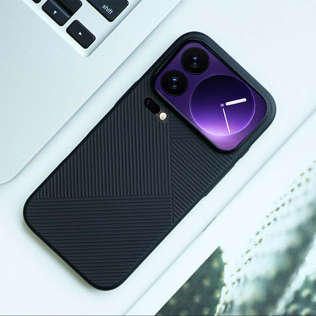 Frosting Matte Stripe Pattern Case - Xiaomi