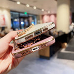 Luxury Electroplating Flower Chain Case