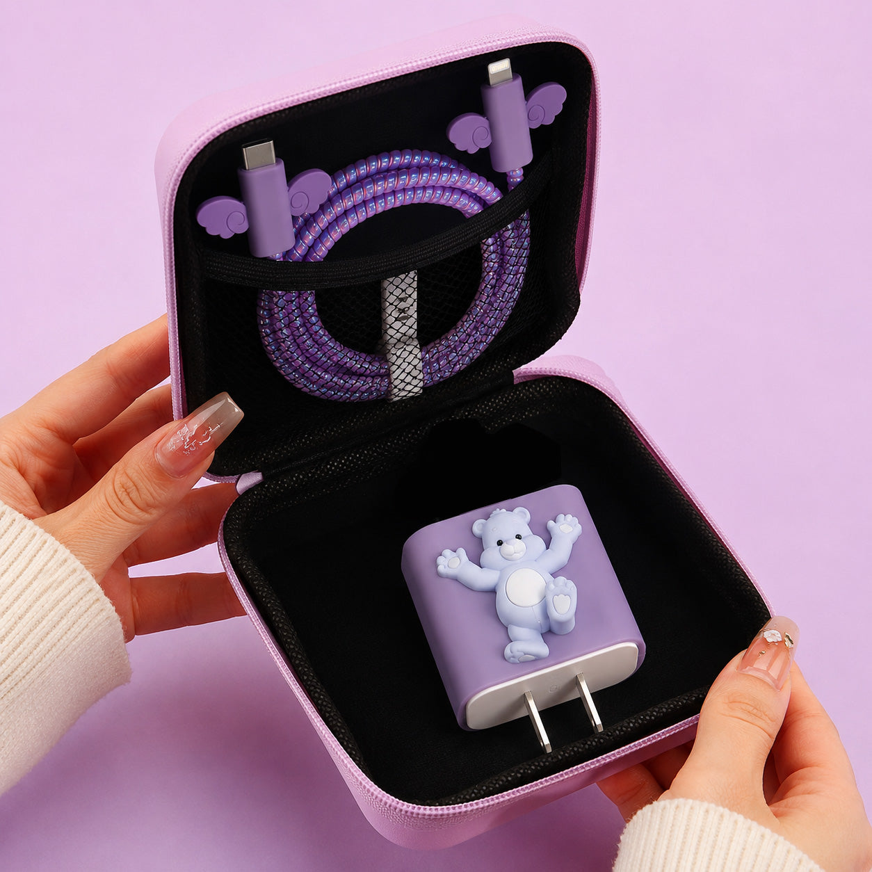 Bow Organizer & Adapter Kit Set - Purple
