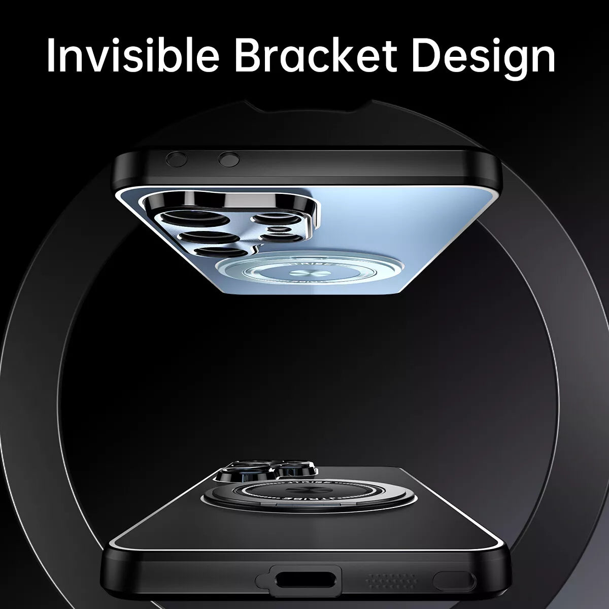 Magnetic Ring Stand Case - Galaxy