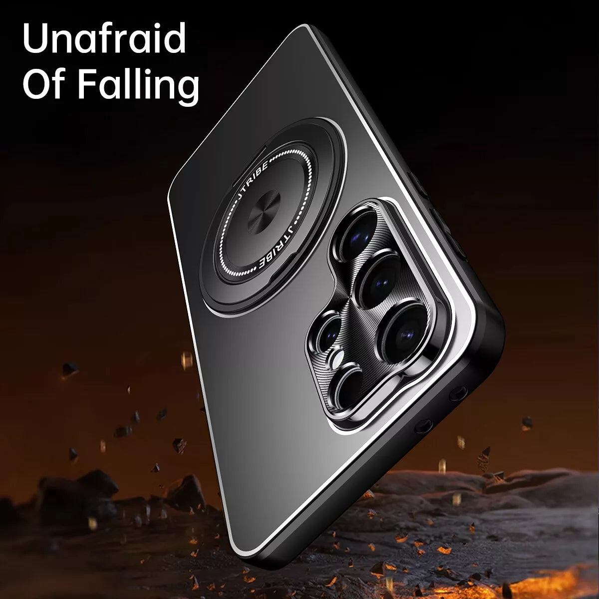 Magnetic Ring Stand Case - Galaxy