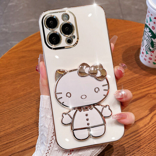 Mirror Kitty Stand Case