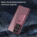 Anti-Yellowing Transparent Kickstand Protective Case