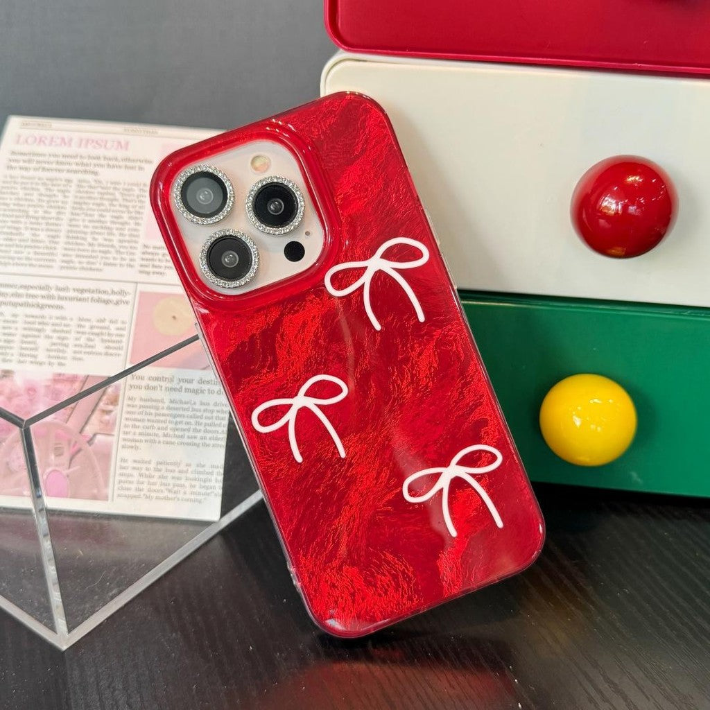 Ruby Ribbon Sparkle Case