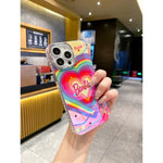 Heart Pattern Barbie Case - iPhone