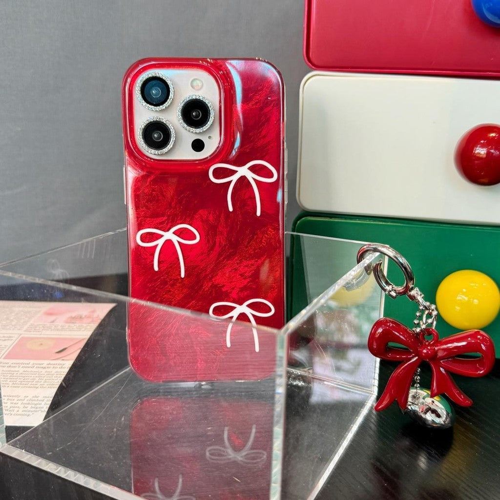 Ruby Ribbon Sparkle Case