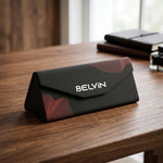 PrismFold Case With Sunglasses - Black Red