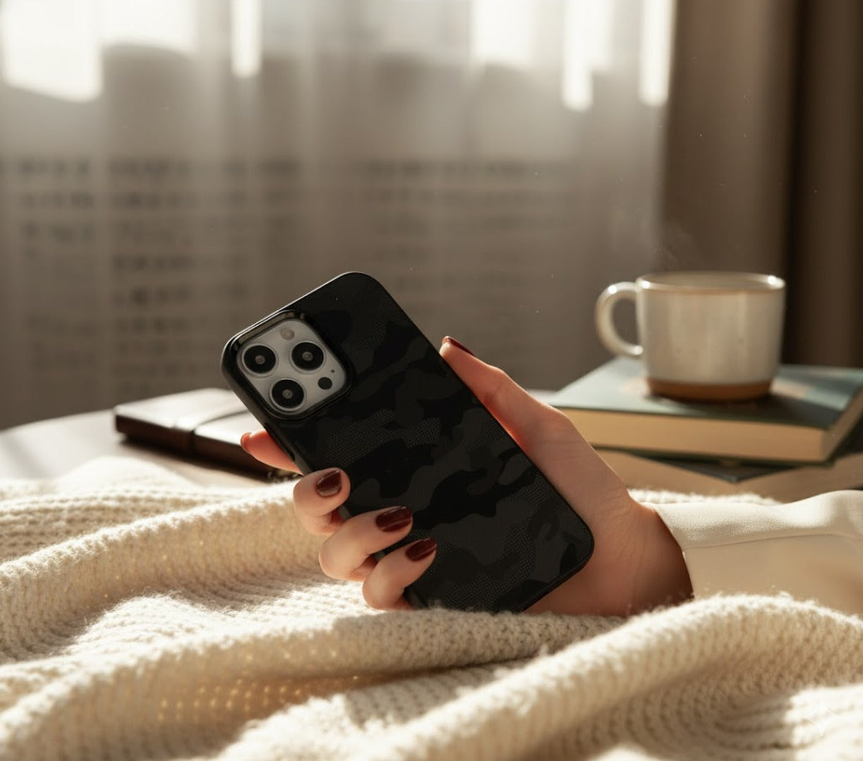 Luxury Camo Grip Case