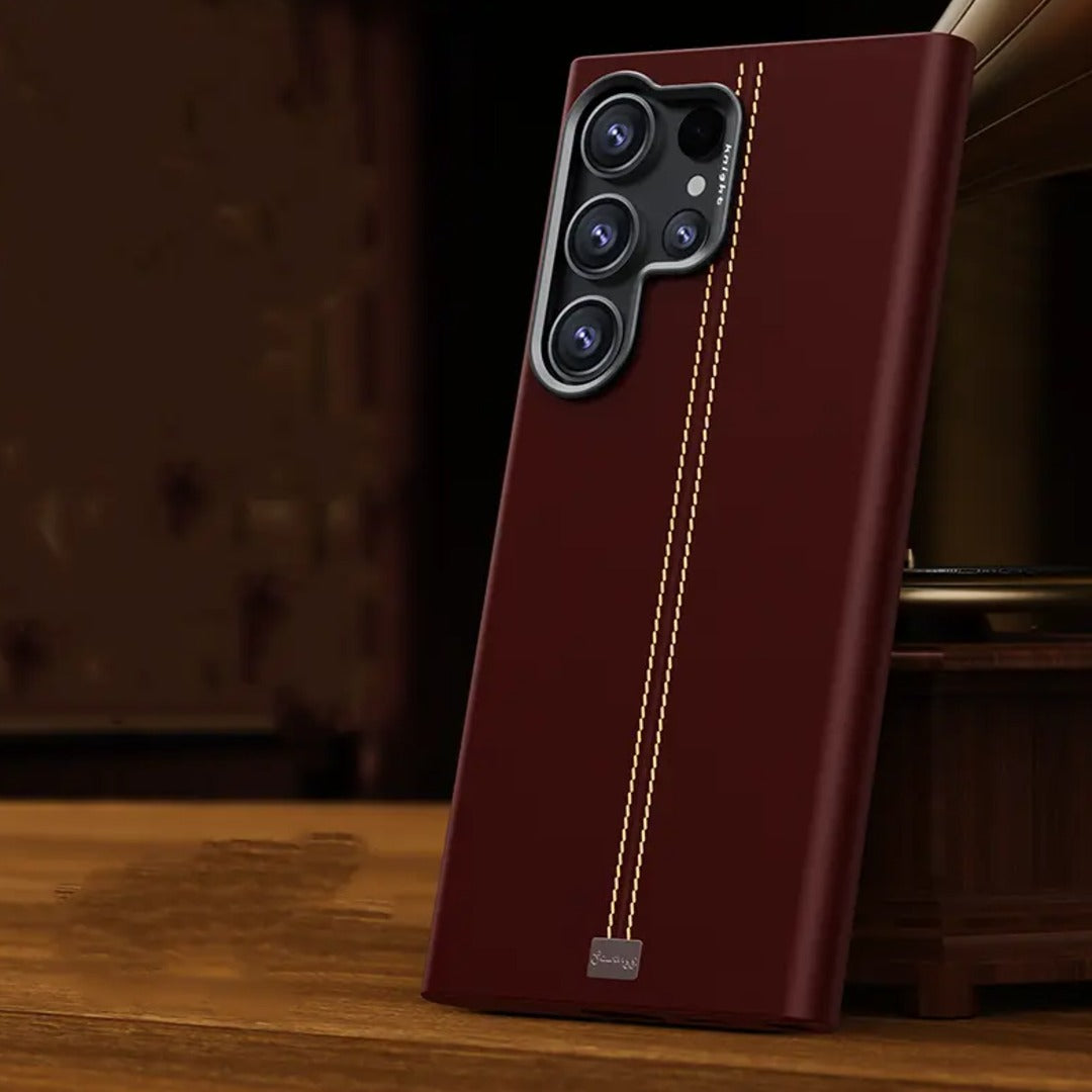 Midnight Grain Leather Case – Galaxy