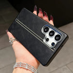 Midnight Grain Leather Case – Galaxy