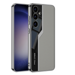 Soft Plating Leather Case-Silver